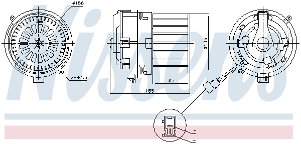 NISSENS 87791 вентилатор...