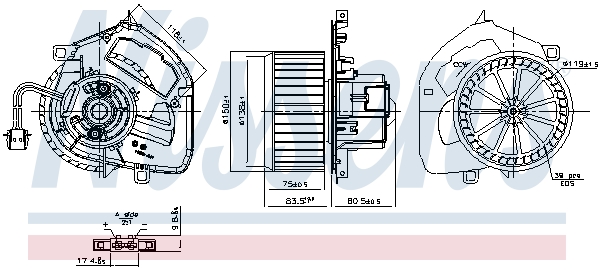 NISSENS 87878 Interior...