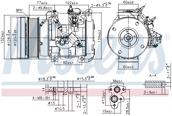 NISSENS 890153 ** FIRST FIT...