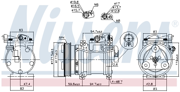 NISSENS 890688 ** FIRST FIT...