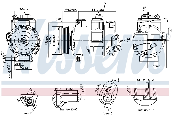 NISSENS 890773 ** FIRST FIT...