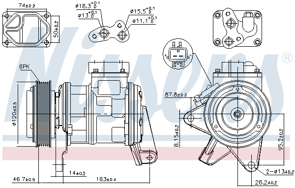 NISSENS 89087 ** FIRST FIT...