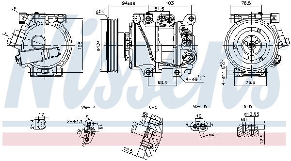 NISSENS 890896 ** FIRST FIT...