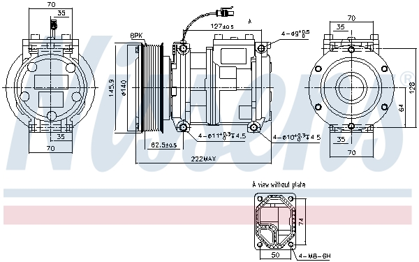 NISSENS 890901 ** FIRST FIT...