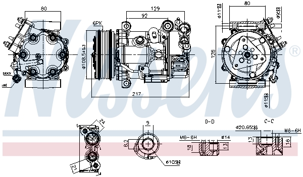 NISSENS 890979 ** FIRST FIT...