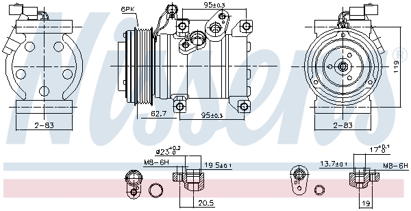 NISSENS 891006 ** FIRST FIT...