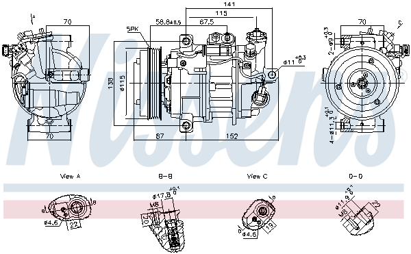 NISSENS 891108 ** FIRST FIT...