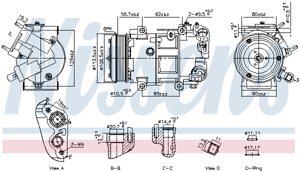 NISSENS 891109 ** FIRST FIT...