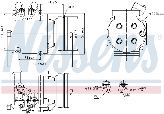 NISSENS 89226 ** FIRST FIT...