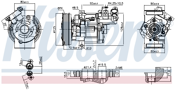 NISSENS 89579 ** FIRST FIT...