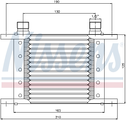 NISSENS 90063 Radiatore...