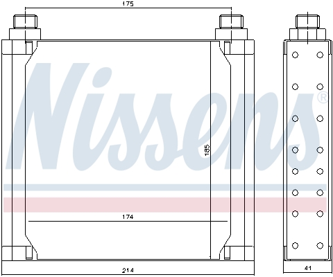 NISSENS 90535 Radiatore...