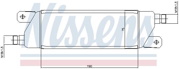 NISSENS 90568 Radiatore...