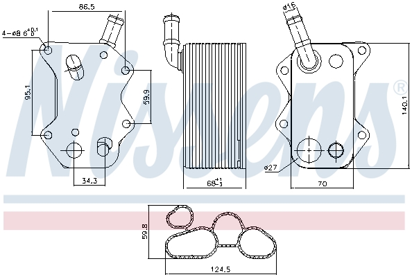 NISSENS 90660 ** FIRST FIT...