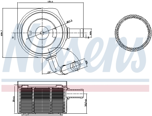 NISSENS 90669 ** FIRST FIT...