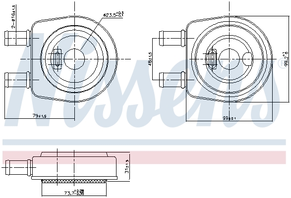 NISSENS 90704 ** FIRST FIT...
