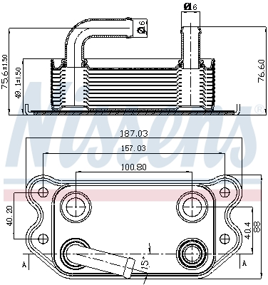 NISSENS 90714 Radiatore...