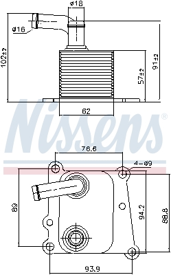 NISSENS 90776 ** FIRST FIT...