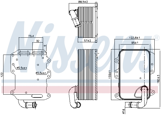 NISSENS 90807 ** FIRST FIT...