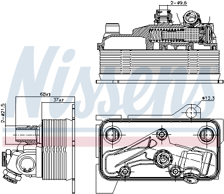 NISSENS 90870 маслен...