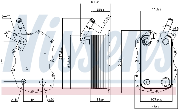 NISSENS 90917 Radiatore...
