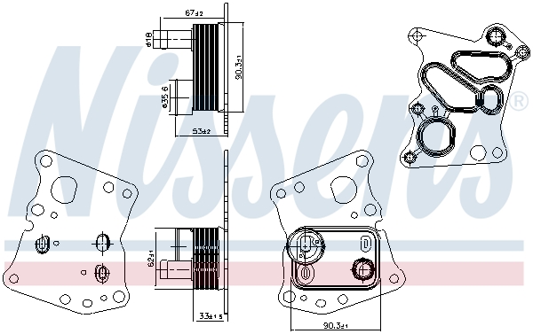 NISSENS 90943 ** FIRST FIT...