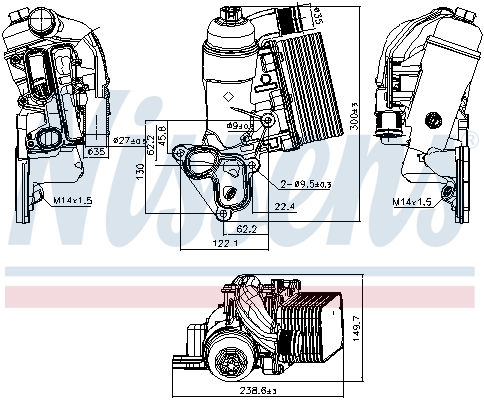 NISSENS 90953 ** FIRST FIT...