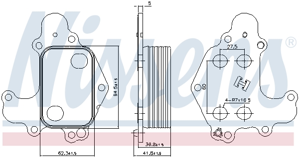 NISSENS 90968 ** FIRST FIT...