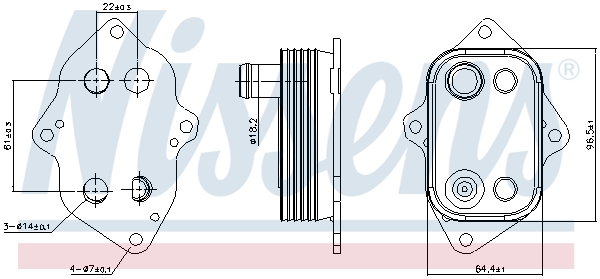 NISSENS 91103 Radiatore...