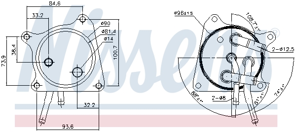 NISSENS 91119 ** FIRST FIT...