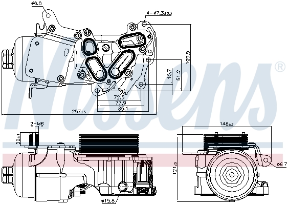 NISSENS 91124 ** FIRST FIT...