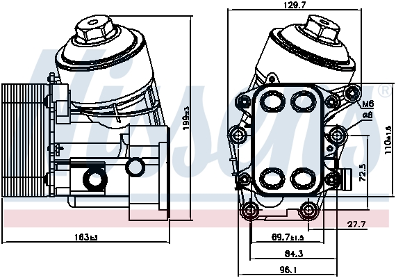 NISSENS 91154 ** FIRST FIT...