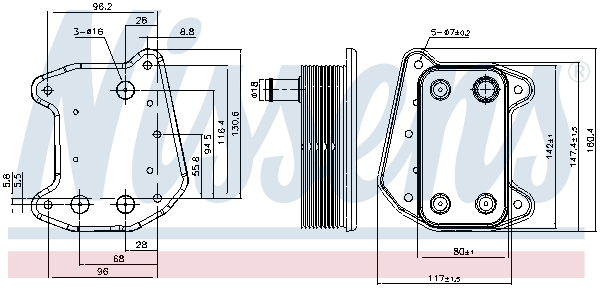 NISSENS 91166 ** FIRST FIT...