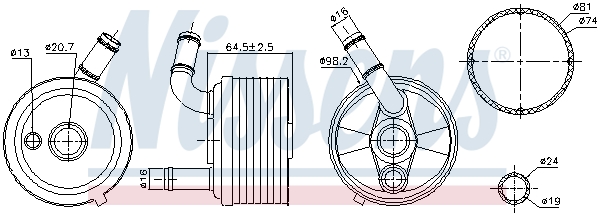 NISSENS 91185 ** FIRST FIT...