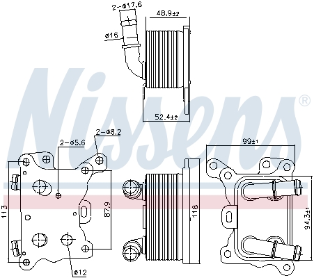 NISSENS 91193 маслен...