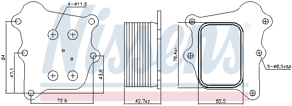 NISSENS 91250 маслен...