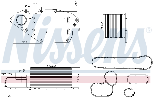 NISSENS 91303 ** FIRST FIT...