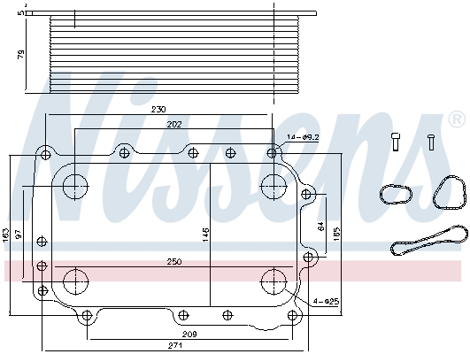 NISSENS 91305 маслен...