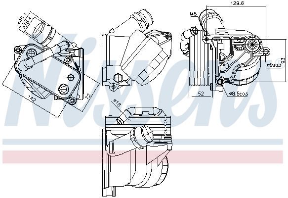 NISSENS 91322 ** FIRST FIT...