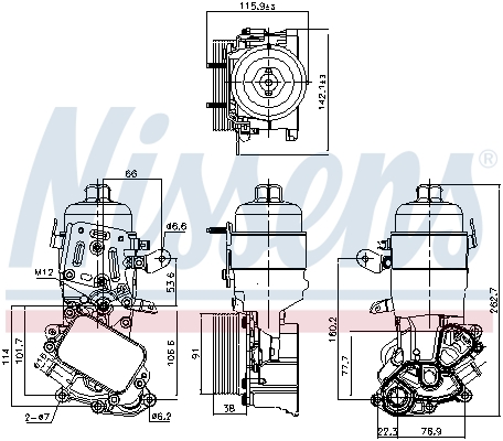 NISSENS 91326 ** FIRST FIT...