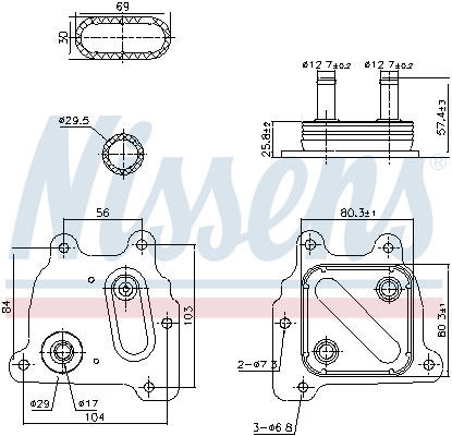 NISSENS 91374 Radiatore...