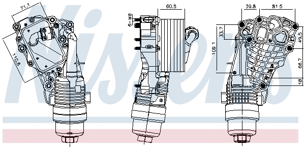 NISSENS 91399 маслен...