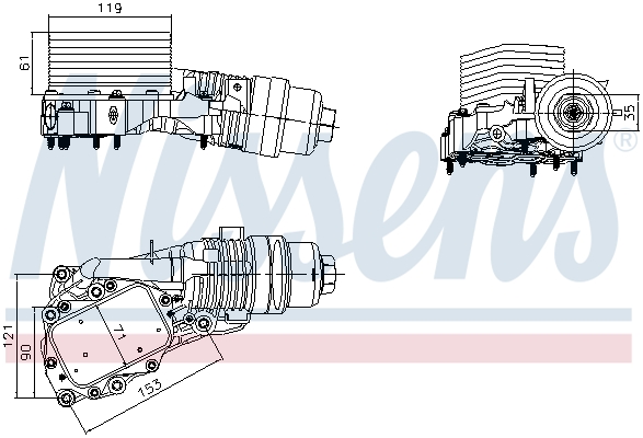 NISSENS 91400 ** FIRST FIT...