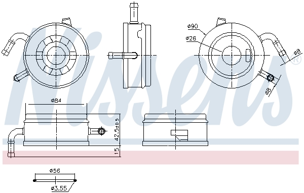 NISSENS 91470 Radiatore...