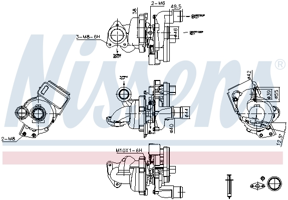 NISSENS 93119 ** FIRST FIT...