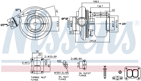 NISSENS 93301 ** FIRST FIT...