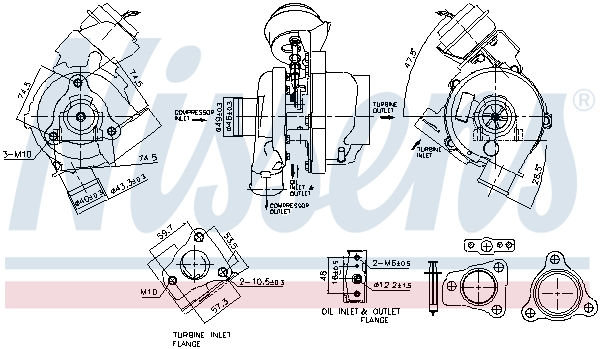 NISSENS 93497 ** FIRST FIT...