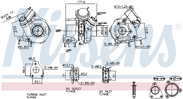 NISSENS 93627 ** FIRST FIT...