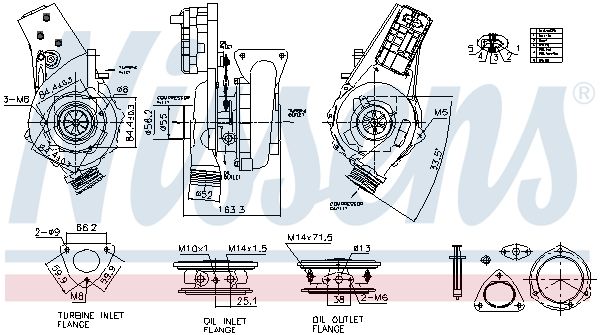 NISSENS 93969 ** FIRST FIT ** Υπερπληρωτής, υπερπλήρωση for VOLVO