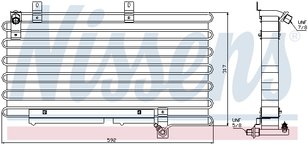 NISSENS 94000 кондензатор,...